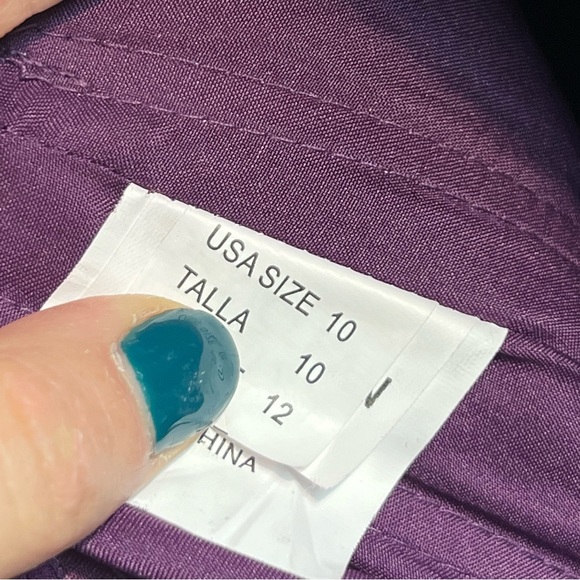 Angelina Faccenda Plum Bridesmaids size 10 - Picture 4 of 6